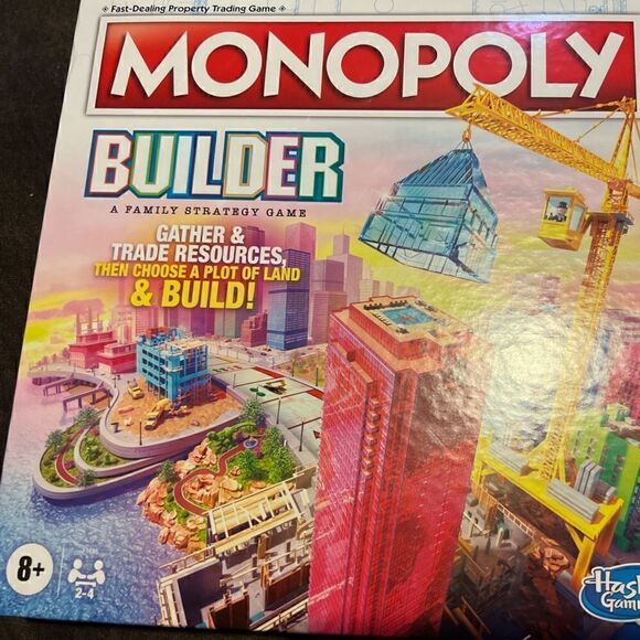 Monopoly Builder Board Game Near Complete Hasbro Gaming 2021 Strategy - Picture 1 of 3